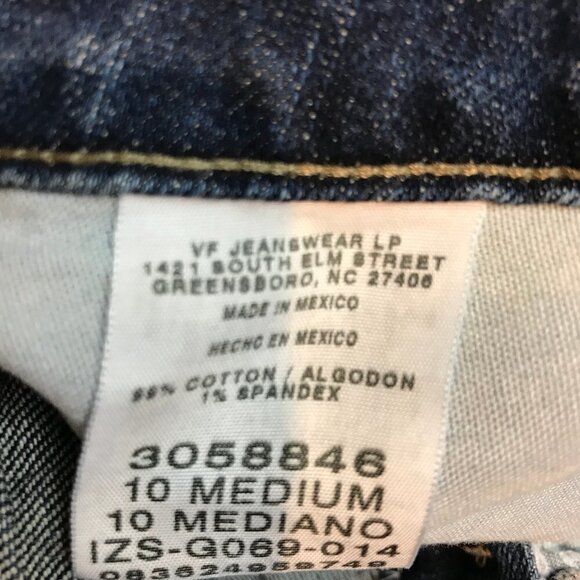 LEE WOMENS STRAIGHT LEG JEAN SIZE 10M - Picture 5 of 9